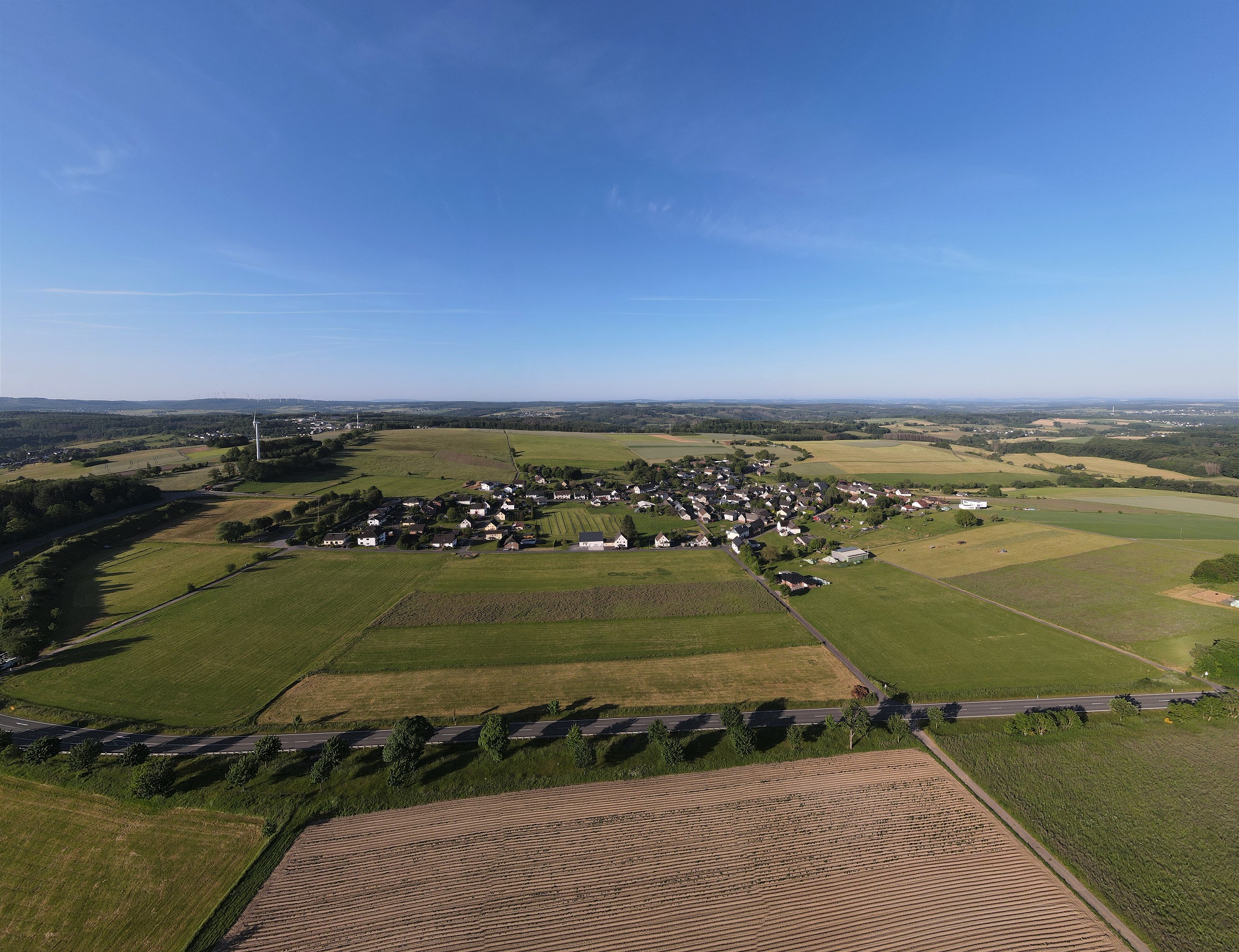 Giesenhausen, Luftaufnahme © Jann Bieler